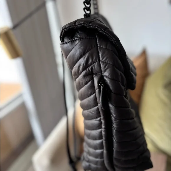 New with tags Rebecca Minkoff Black Nylon Quilted Women's Backpack. - Picture 6 of 7
